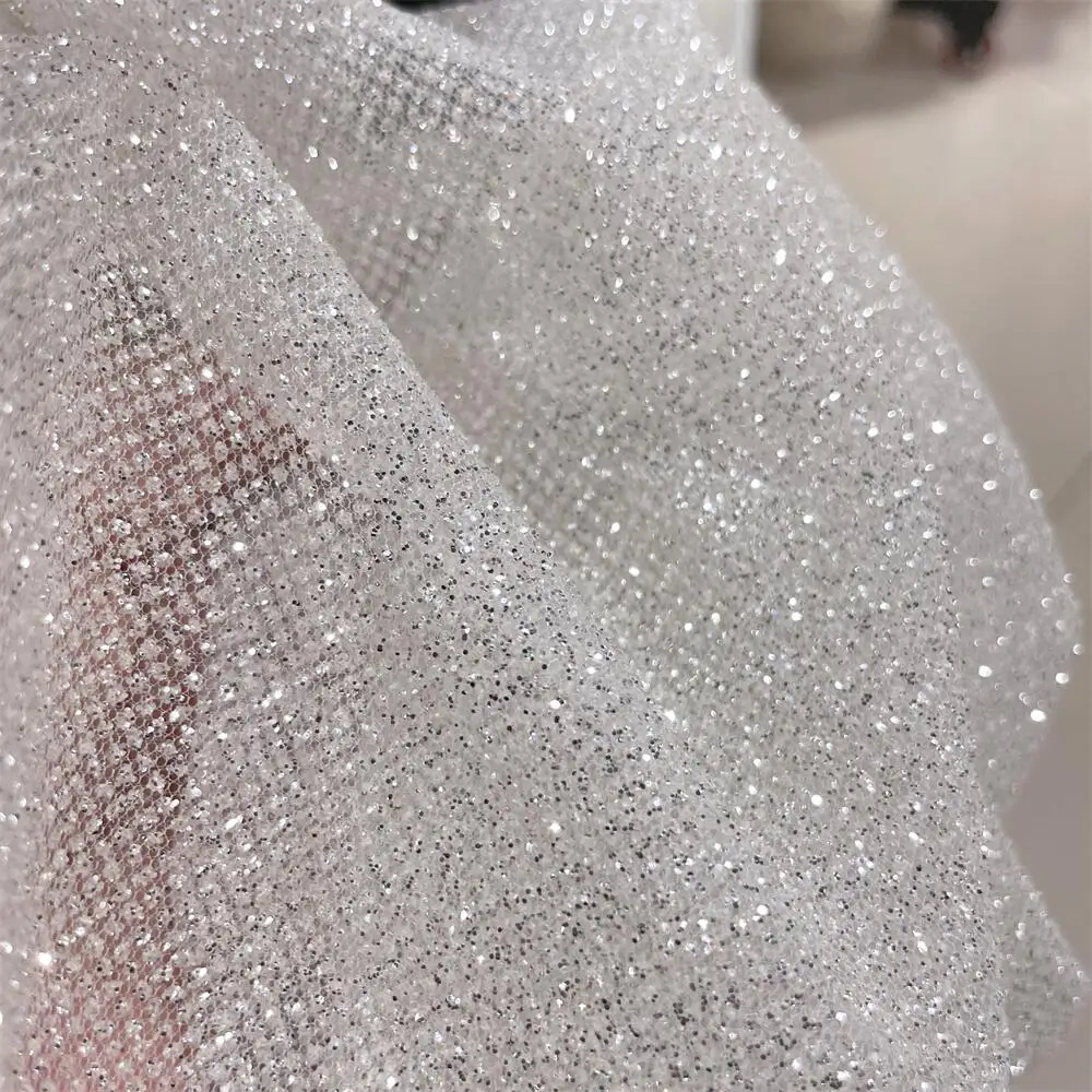 Superdensity-Silver Glitter Ne - Crystal Mesh Fabric recension och pris