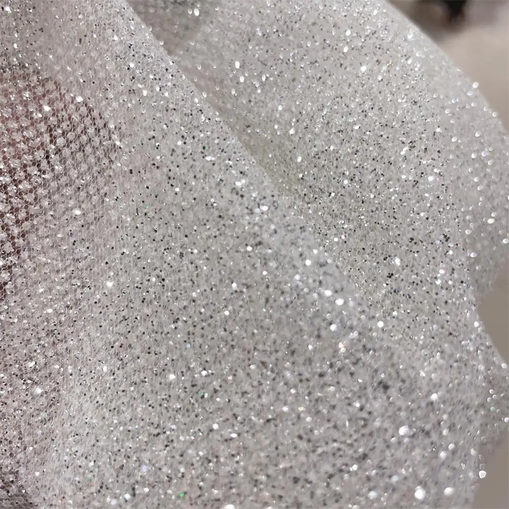 Superdensity-Silver Glitter Ne - Crystal Mesh Fabric recension och pris